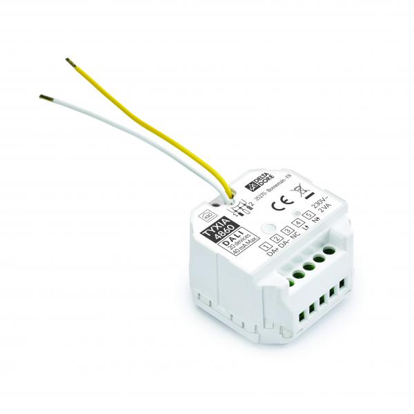 Vignette 2 produit Tyxia 4860 | Rcepteur micromodule encastrable radio variation clairage DALI | Ref : 6351418