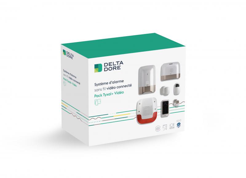 Vignette 2 produit Pack Tyxal+ Vidéo | Pack alarme 8 zones sans fil connecté avec transmetteur GSM | Ref : 6410178