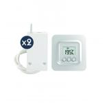 DELTA DORE Tybox 5702 fp | thermostat radio fil pilote pour 2 radiateurs fp 6050675