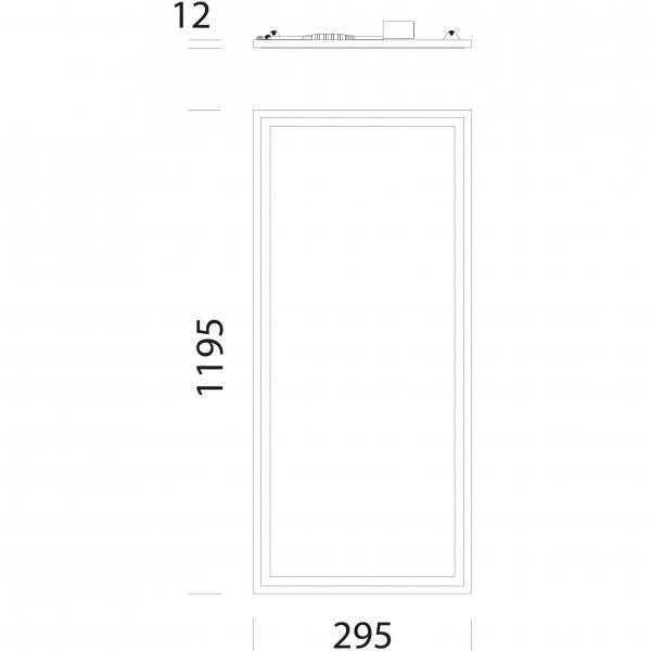 Vignette 2 produit LED PANEL 842 R 29W 4000K CELL BLC | Ref : 15020600