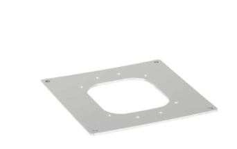 Photo Couvercle auxiliaire pour adapter les mini-colonnes K45 aux plinthes en acier inoxydable Simon Goulottes | Ref : ALKA02/8