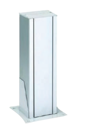 Photo Mini-colonne K45 N�1B 70x60mm 1 face 6xK45 - H 315mm - Aluminium | Ref : ALK116/8