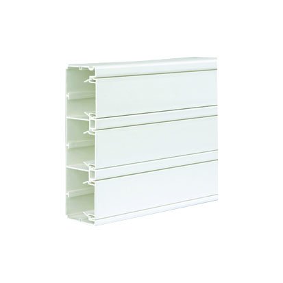Photo Goulotte 185x55 K45 PVC - Lg 2m - Blanc neige | Ref : TK12143/9    