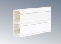 Photo Goulotte 130x55 K45 PVC - Lg 2m - Blanc neige | Ref : TK12102/9    