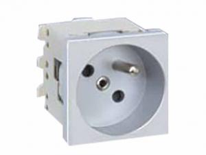 SIMON MATERIEL ELECTRIQUE Prise de courant 2p+t franco-belge k45 connexion rapide - rouge K22/6