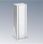 SIMON MATERIEL ELECTRIQUE Mini-colonne k45 n�1b 70x60mm 1 face 5xk45 - h 270mm - aluminium ALK115/8