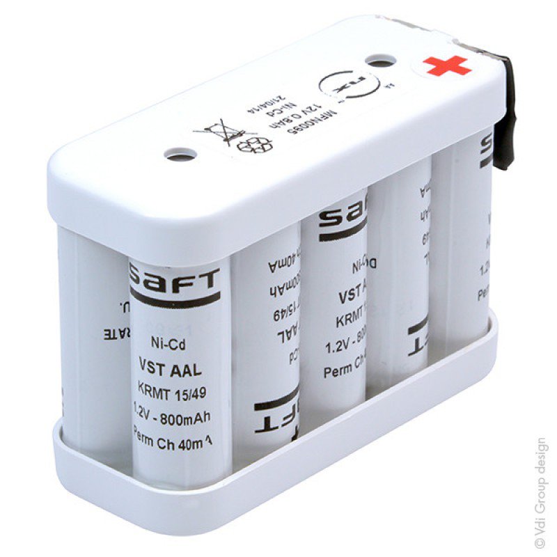 Photo Batterie Nicd 10VTAA 2x5AA 12V 800mAh | Ref : MFN0095