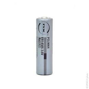 Photo PILE LITHIUM INDUSTRIE ER14505 TAILLE AA 3.6V 2.7AH | Ref : PCL9004