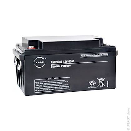 Photo Batterie plomb AGM NX 65-12 General Purpose 12V 65Ah M6-F | Ref : AMP9085