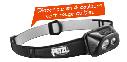 Photo Lampe frontale PETZL TIKKA noir | Ref : EZX66133