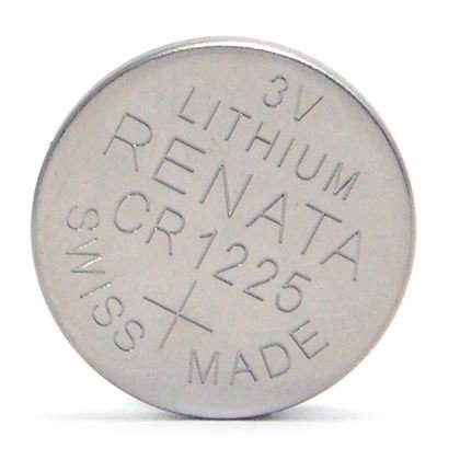 Photo BLISTER DE 1 PILE BOUTON LITHIUM CR1225 RENATA 3V 48MAH | Ref : PBL7319