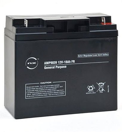 Photo Batterie plomb AGM S 12V-18Ah FR 12V 18A | Ref : AMP9039