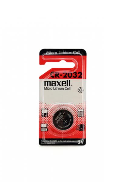 Pile bouton lithium CR2032 MAXELL 3V 220mAh