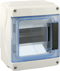 Photo Coffret 6 modules IP65 entrées souples | Ref : 19102