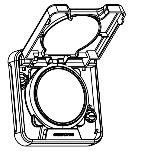 Photo OXXO Adapt. avec Couvercle pr prises COMETE compos BLANC IP55 (USB, prises dtrompes, TV, TV/FM/SAT | Ref : 60859