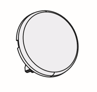 Photo COMETE Bouton Poussoir SILVER  ouverture (contact NF) | Ref : 61304