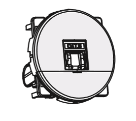 Photo COMETE Prise RJ45 Multimdia STP Cat.6A Grade 3 SILVER | Ref : 61379