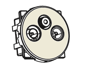 Photo COMETE Prise TV-FM-SAT TITANE  | Ref : 61566