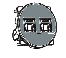 SCHNEIDER Odace Double Prise RJ45 CAT.6 STP Grade 3 - S520486