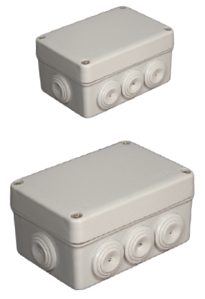Photo Boite de drivation tanche IP55 170X105X70mm renforce anti UV | Ref : 50006B