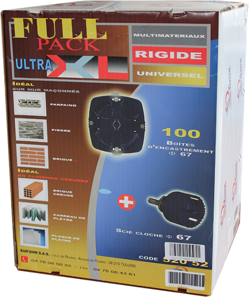 Photo Pack 100 bte mu-mat d67 p40+sc | Ref : 52052