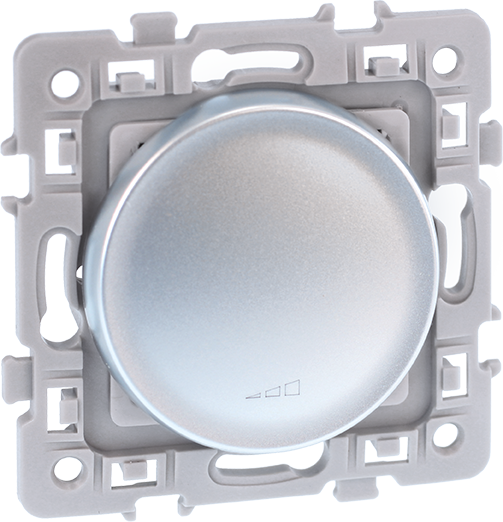 Photo SQUARE vari 3 fils 60-500W SILVER (inc., halo230V) | Ref : 60419
