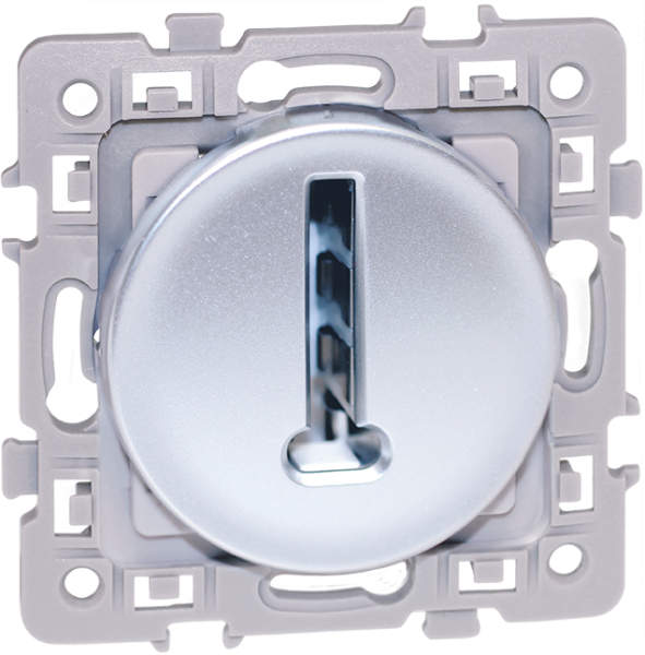 Photo SQUARE Conjoncteur tlphonique en T Silver | Ref : 60470