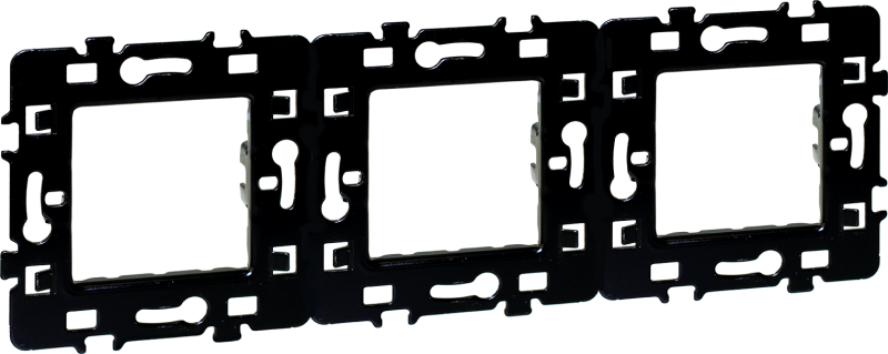 Photo COMETE Support Mtal. 3 postes montage horiz/vert | Ref : 61133