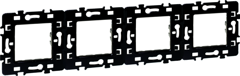 Photo COMETE Support Mtal. 4 postes montage horiz/vert | Ref : 61134