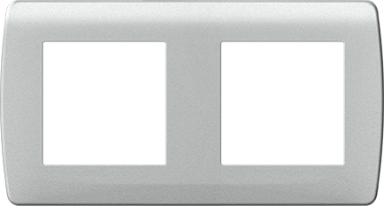 Photo Plaque \"silver\" 2 postes | Ref : 61988