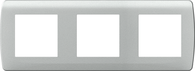Photo Plaque \"silver\" 3 postes | Ref : 61989