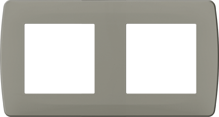 Photo Plaque taupe 2 postes | Ref : 61991