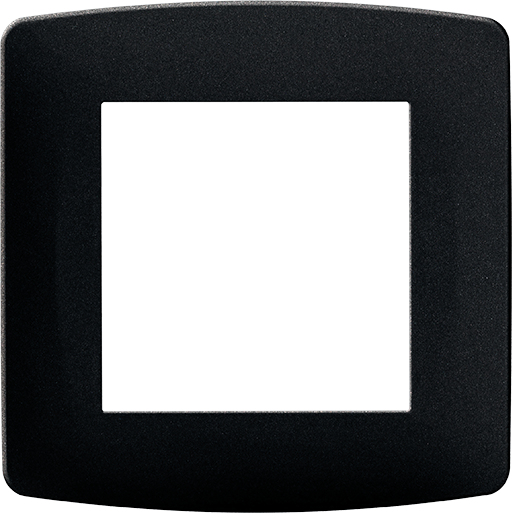 Photo ESPRIT Plaque 1 poste anthracite | Ref : 61995