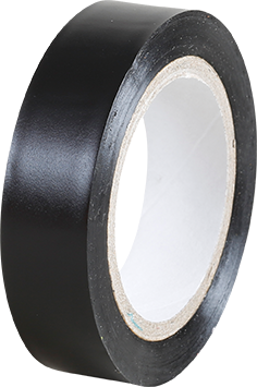 Photo Ruban isolant noir largeur 15mm. longueur 10m | Ref : 72002