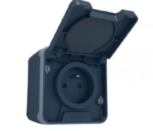 EUROHM Oxxo pc 20a 3p+t gris saillie ip55  60843