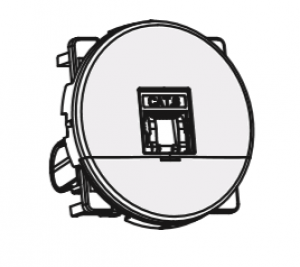 EUROHM Comete prise rj45 multimdia ftp cat.6 grade 1 silver 61371