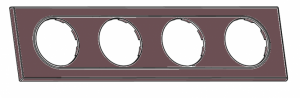 EUROHM Comete plaque 4 postes future 62199