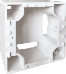 EUROHM Cadre saillie pour sortie de cable 16/20a pour sortie de cable 16/20a 60091 ou pour prise 20a 3p+t 6 60093