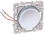 EUROHM Square pous 10a lum. ou tm. silver 60405