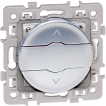 EUROHM Square inter vr 3 boutons silver 60423