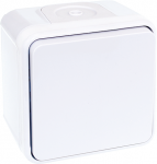 EUROHM Oxxo poussoir blanc saillie tanche ip55 60813