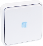 EUROHM Oxxo va et vient lumineux compos blanc ip55 60831