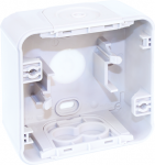 EUROHM Boite 1p blanc saillie 60865
