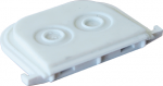 EUROHM Passe-fil 2 entres blanc 60873