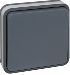 EUROHM Oxxo poussoir gris encastr tanche ip55 60883
