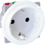 EUROHM Comete prise 2p+t schuko blanc 61177