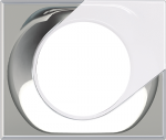 EUROHM Comete plaque 1 poste mirror  61475