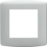 EUROHM Plaque \"silver\" 1 poste 61987