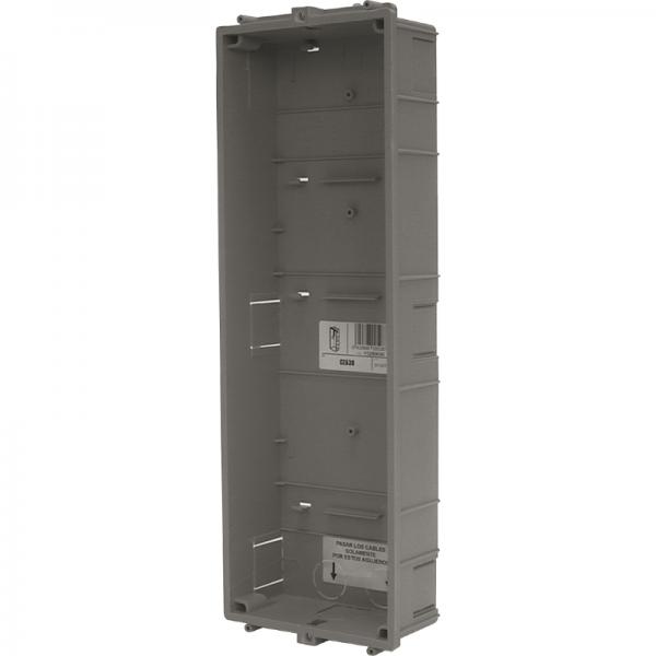 Photo Boitier d'encastrement 1 x 3 modules pour NEXA Inox | Ref : GCE630