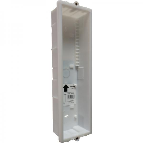 Photo Boitier d'encastrement 3 modules pour platine NEXA aluminium | Ref : GCEV-90